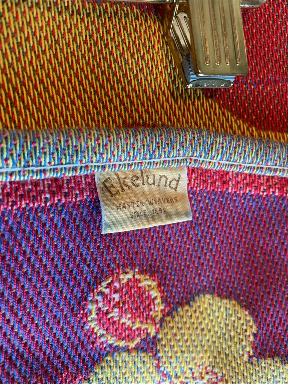 2 New Ekelund Made in Sweden Tea Towels Eggplant & Poppies